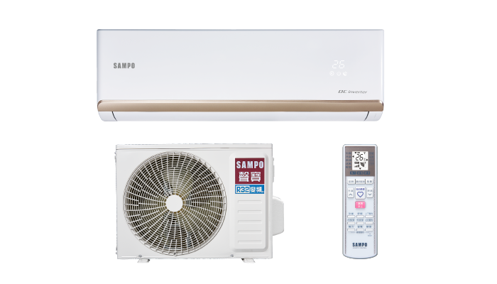 【SAMPO聲寶】時尚系列變頻冷暖分離式空調 3-5坪