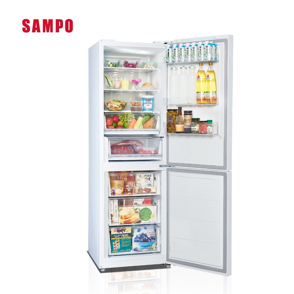 【SAMPO聲寶】變頻雙門冰箱 350公升