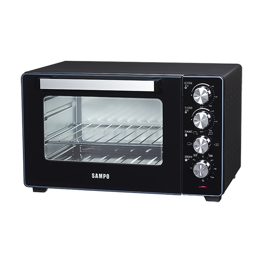 【SAMPO聲寶】32L雙溫控旋風電烤箱