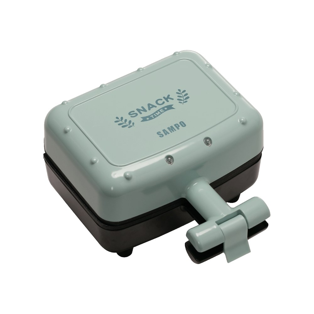 【SAMPO聲寶】輕巧Mini三明治機(藍綠色)