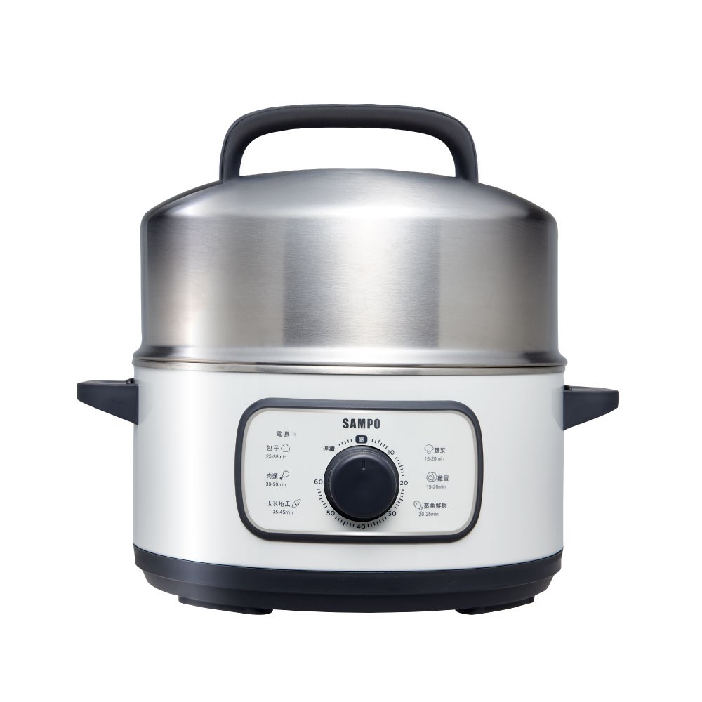【SAMPO聲寶】多功能大容量電蒸鍋(5L內鍋/4L外鍋)