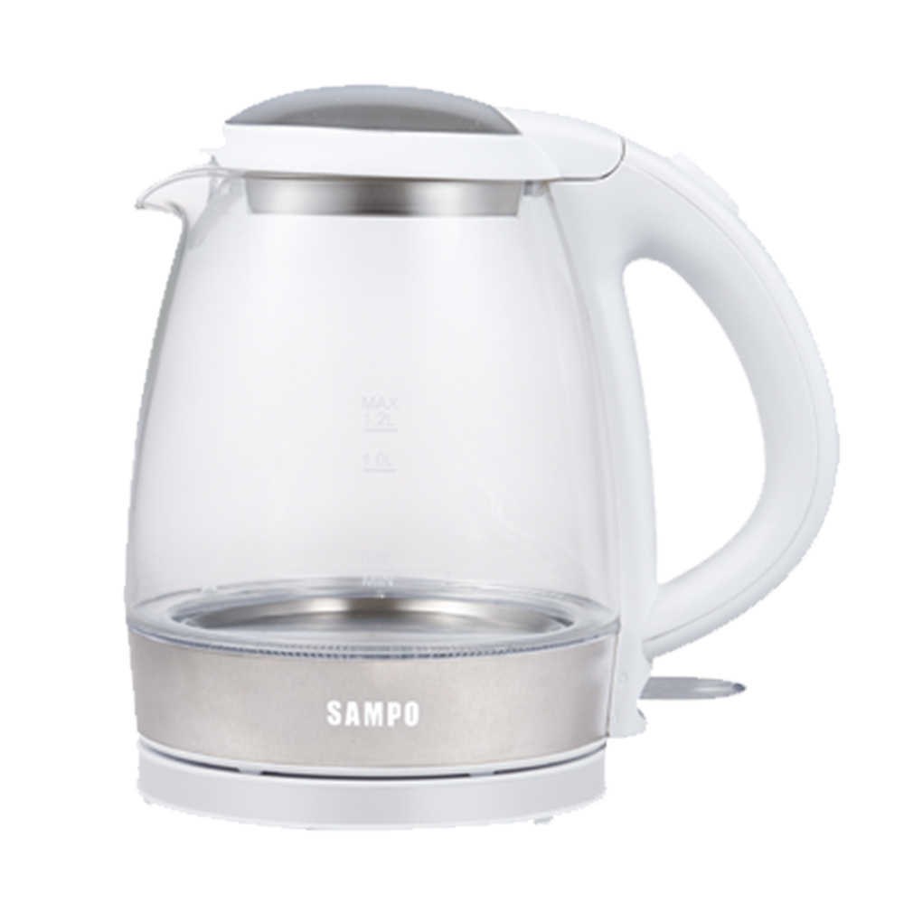 【SAMPO聲寶】1.2L玻璃快煮壺 