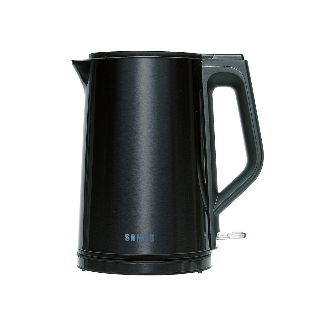 【SAMPO聲寶】1.5L雙層不鏽鋼防燙快煮壺