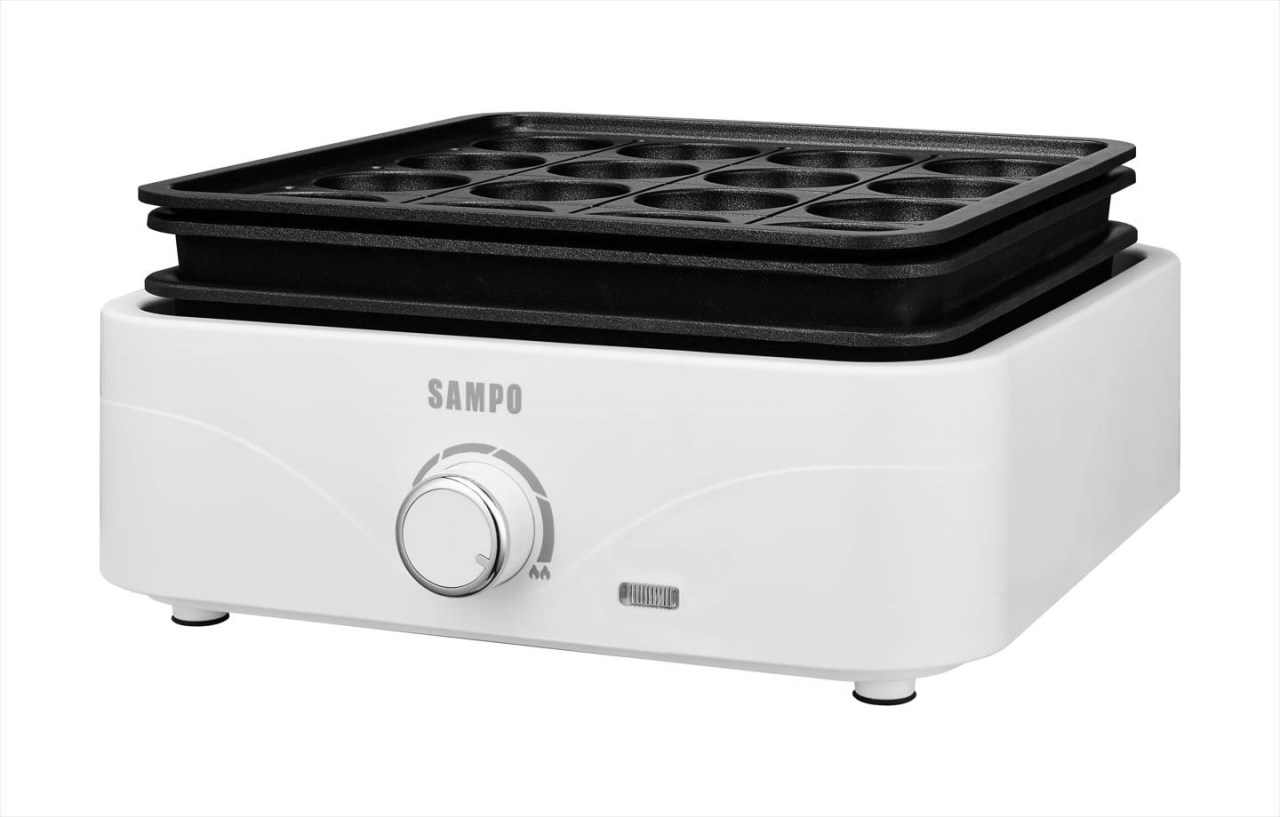 【SAMPO聲寶】隨心變電烤盤(燒烤、煎烤、章魚燒)