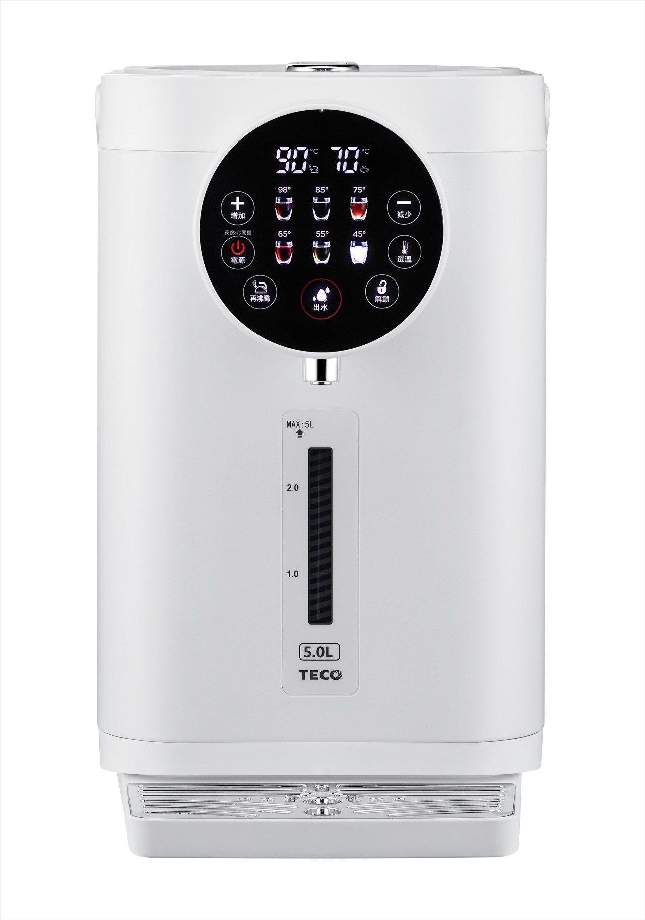 【TECO東元】一級能效5L微電腦熱水瓶 ( 316不鏽鋼無縫內膽)