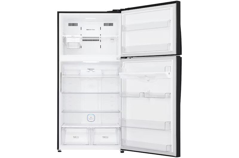 【LG樂金】608公升智慧變頻雙門冰箱｜夜墨黑