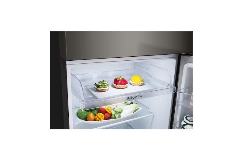 【LG樂金】335公升智慧變頻雙門冰箱｜星夜黑