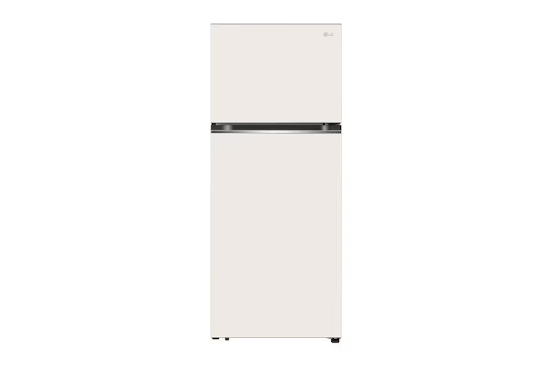【LG樂金】375公升智慧變頻雙門冰箱｜香草白
