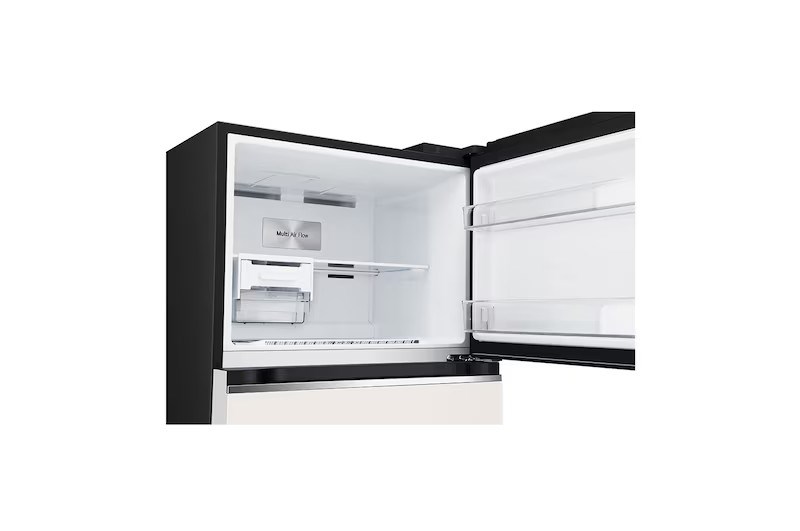 【LG樂金】375公升智慧變頻雙門冰箱｜香草白