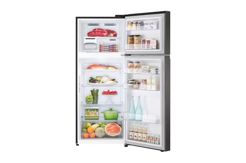 【LG樂金】395公升智慧變頻雙門冰箱｜星夜黑