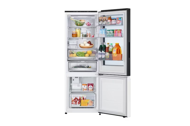 【LG樂金】332公升 InstaView™ 敲敲看變頻雙門冰箱｜雲朵白