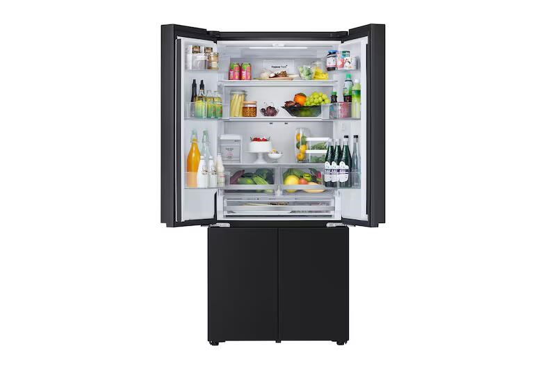 【LG樂金】619公升 智慧變頻四門冰箱｜曜石黑鏡面