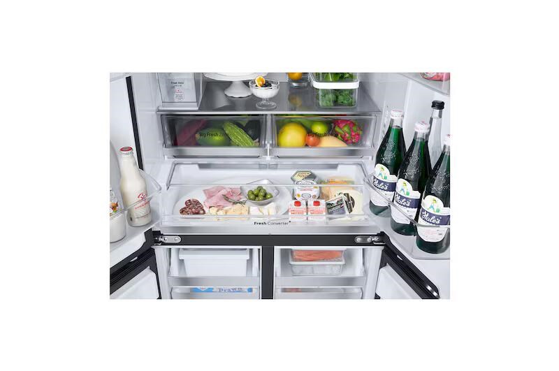 【LG樂金】619公升 智慧變頻四門冰箱｜曜石黑鏡面