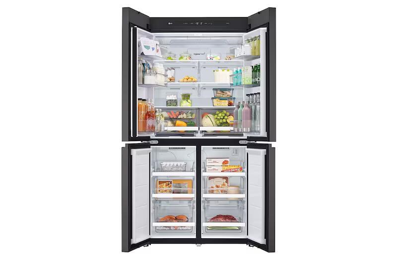 【LG樂金】610公升 Objet Collection 智慧變頻四門冰箱｜雪霧白