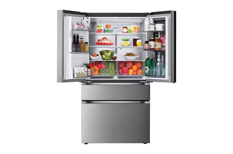 【LG樂金】782公升InstaView™敲敲看門中門冰球四門冰箱｜星夜黑