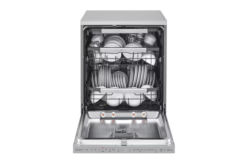 【LG樂金】14人份 QuadWash™ Objet Collection® 洗碗機｜消光銀