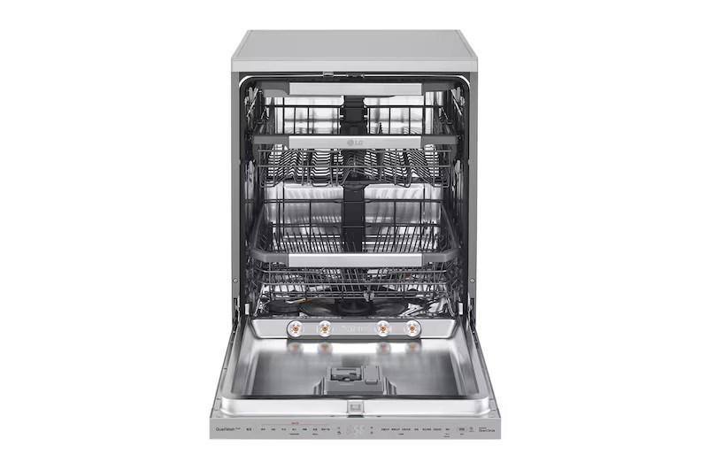 【LG樂金】14人份 QuadWash™ Objet Collection® 洗碗機｜消光銀