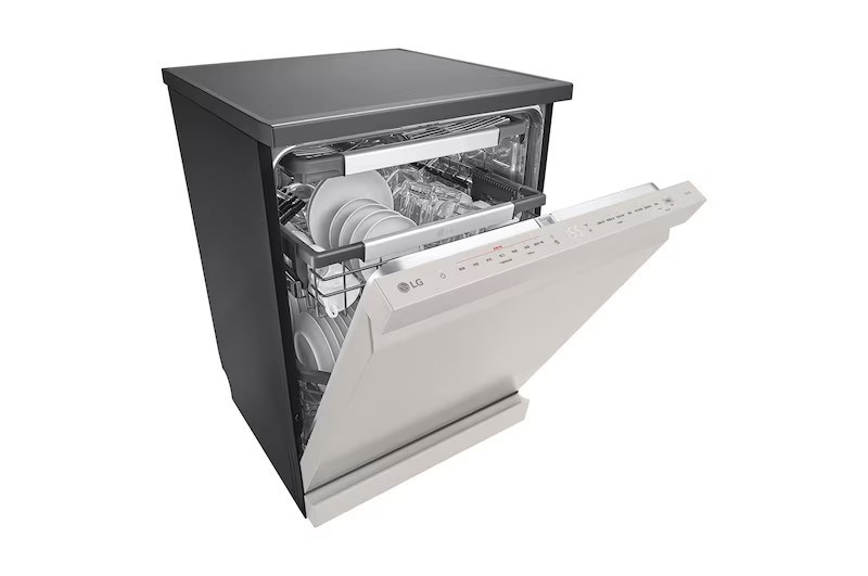 【LG樂金】14人份 QuadWash™ Objet Collection® 洗碗機｜雪霧白