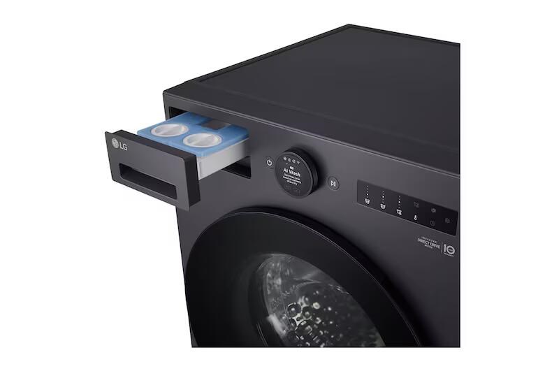 【LG樂金】15公斤滾筒洗衣機｜夜墨灰｜AI DD™ 蒸洗脫烘