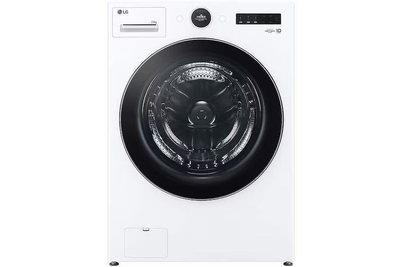 【LG樂金】22公斤滾筒洗衣機｜冰瓷白｜AI DD™ 蒸洗脫