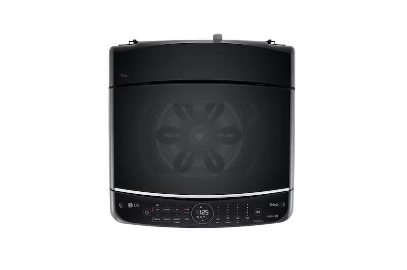 【LG樂金】12公斤直立式洗衣機｜曜石黑｜AI DD™智慧直驅變頻｜極窄版