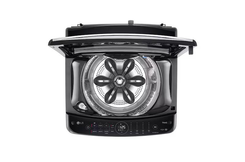 【LG樂金】12公斤直立式洗衣機｜曜石黑｜AI DD™智慧直驅變頻｜極窄版