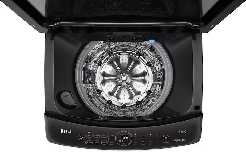 【LG樂金】17公斤直立式洗衣機｜極光黑｜智慧直驅變頻｜AI DD™