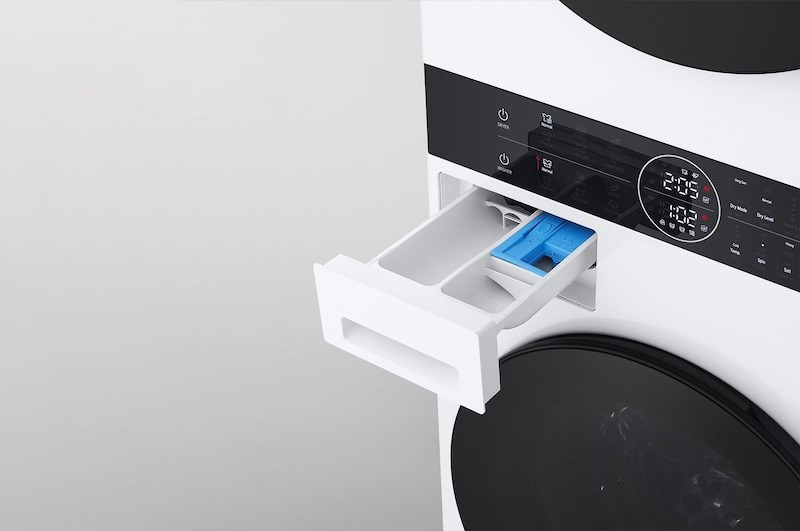 【LG樂金】洗13公斤+乾10公斤 WashTower™ AI 智控洗乾衣機｜熱泵除濕｜冰瓷白