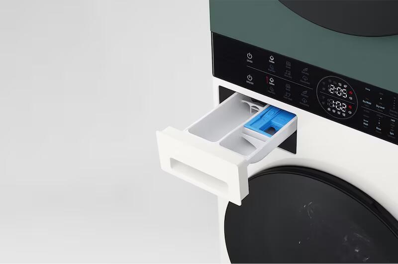 【LG樂金】洗13公斤+乾10公斤 Objet Collection WashTower™ AI 智控洗乾衣機｜熱泵除濕｜石墨綠+雪霧白