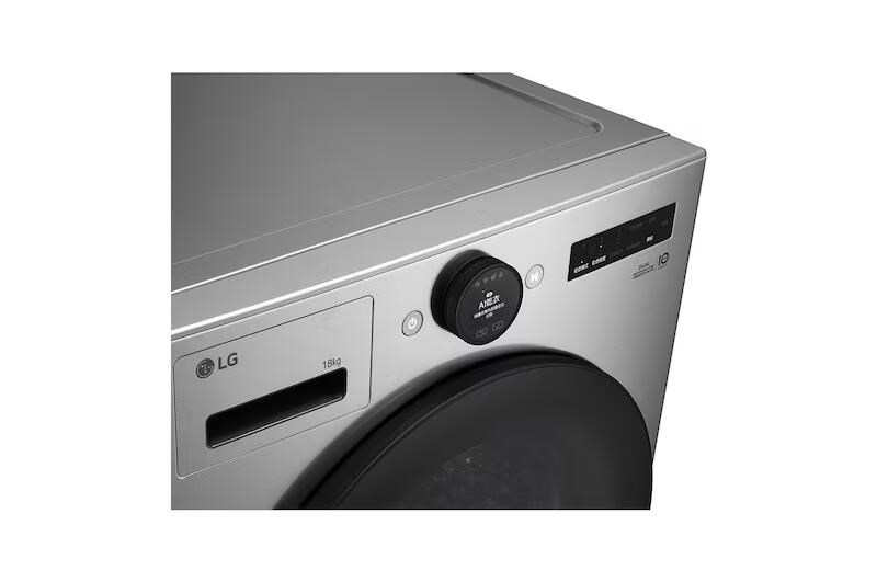 【LG樂金】18公斤 AI 免曬衣乾衣機｜雙變頻熱泵除濕｜星辰銀