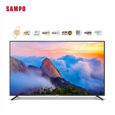 【SAMPO聲寶】65型4K mini QLED轟天雷連網智慧顯示器 
