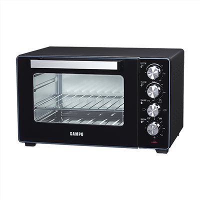 【SAMPO聲寶】32L雙溫控旋風電烤箱