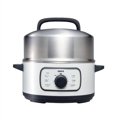 【SAMPO聲寶】多功能大容量電蒸鍋(5L內鍋/4L外鍋)