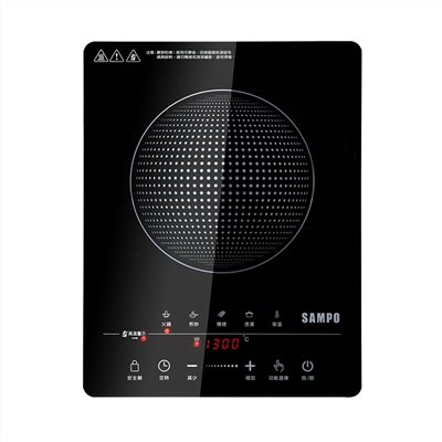 【SAMPO聲寶】微電腦觸控不挑鍋黑晶電陶爐