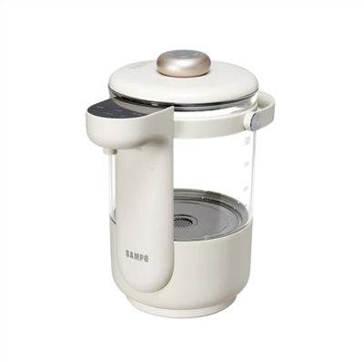 【SAMPO聲寶】2L智能溫控玻璃電熱壺